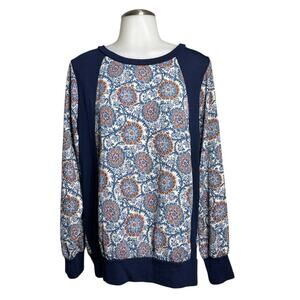 Medium Le Lis Blue Floral print Top